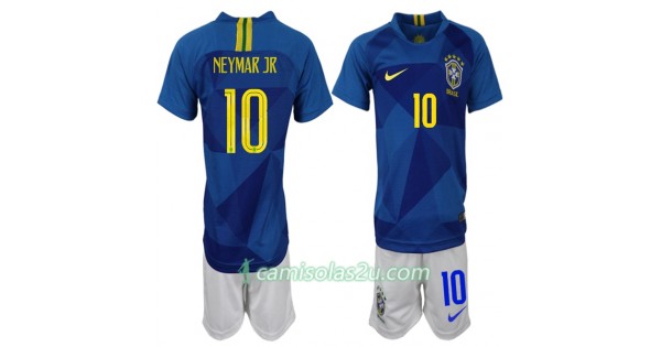 Camisola Júnior Brasil Neymar JR 10 Alternativa Equipamento