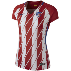 Camisolas de Futebol Atlético Madrid Mulher Equipamento Principal 2017/18 Manga Curta