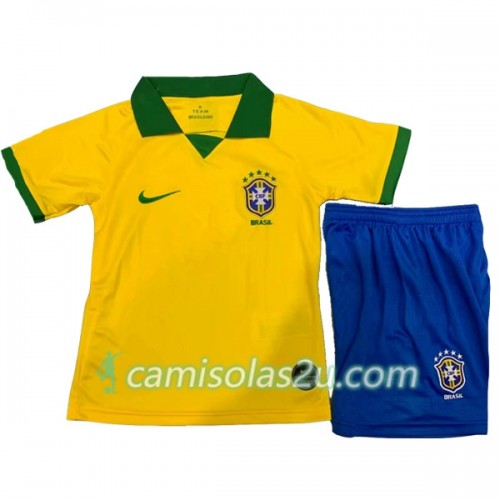 Camisola Brasil Criança Equipamento Alternativa Copa América 2019